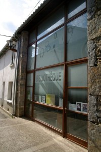 Bibliothèque vue de l'extérieur