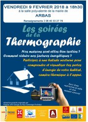 Affiche soirée thermographie