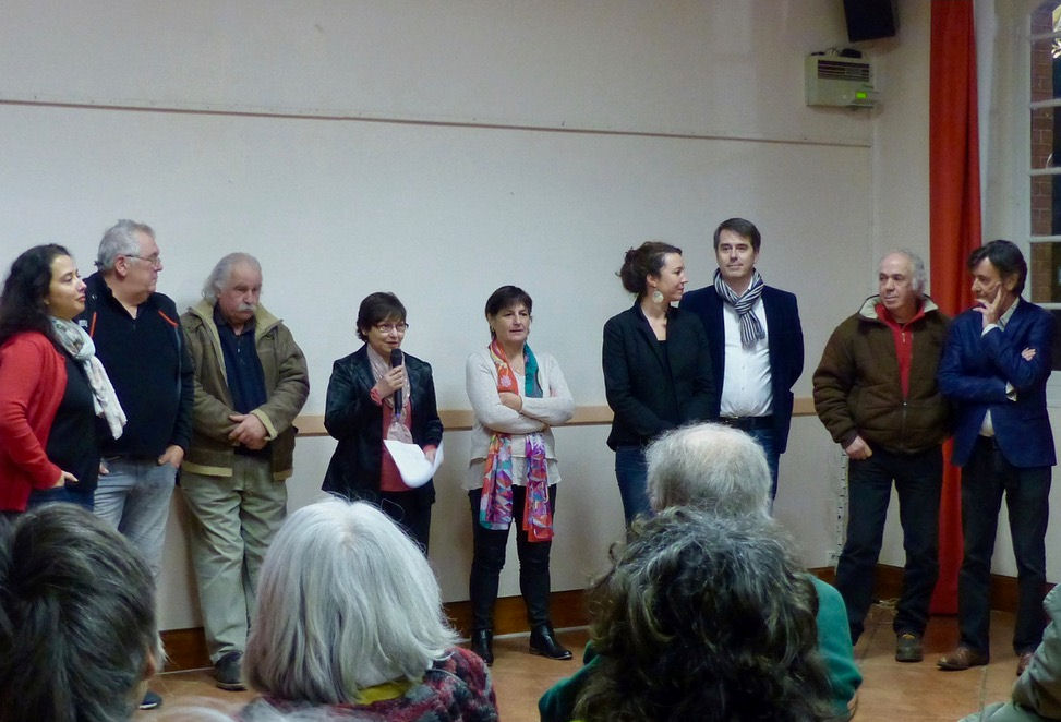 Le conseil municipal lors des voeux du maire