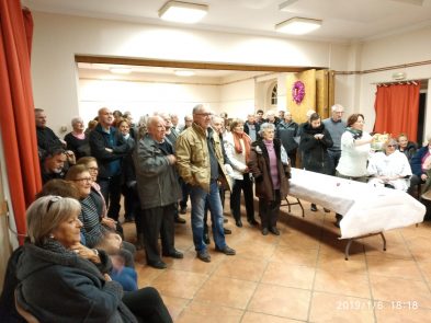 Les habitants lors des vœux du maire