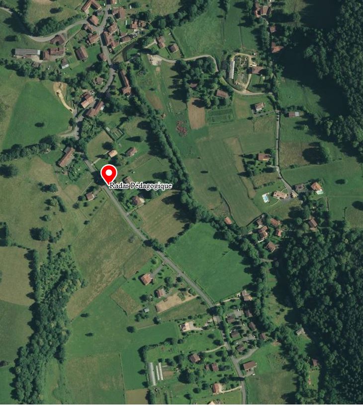 Radar pédagogique, Route de Barat