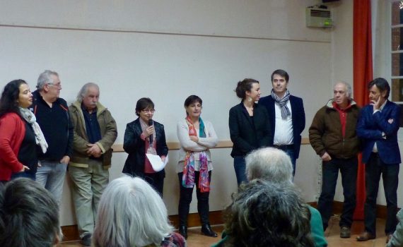Le conseil municipal lors des voeux du maire
